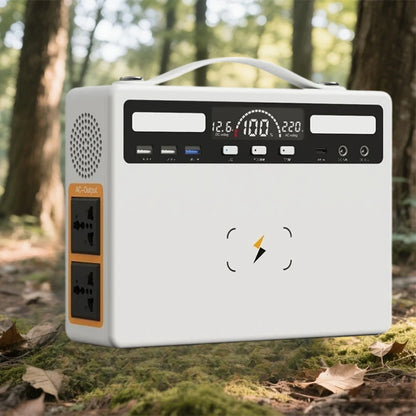 300W 81000Mah Portable Power Station220V Solar Generator USB DC Wireless Mobile External Spare Battery for Outdoor Camping RV