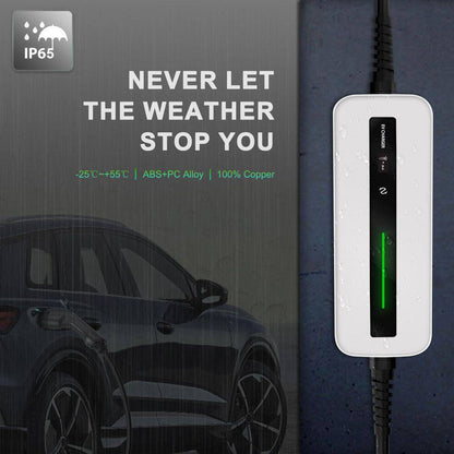 20Ft 120-Volt Level 1 EV Charger Cable NEMA5-15P Portable EVSE SAE J1772 Plug IP65 Home Charging Station