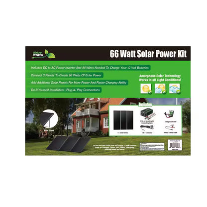 66-Watt Amorphous Solar Panel Kit