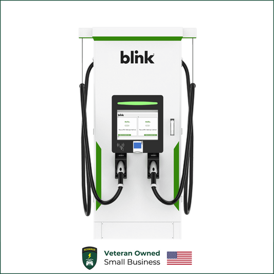 Blink 120kW Charging Station – Dual Port Level 3 Free Standing DC Fast Charger + 1 Year Network Bundle