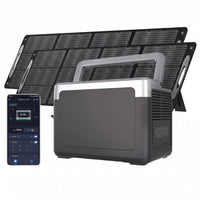 1800W Solar Generator Lifepo4 Battery Home Outdoor Emergency Portable Power Station with Wireless Charging